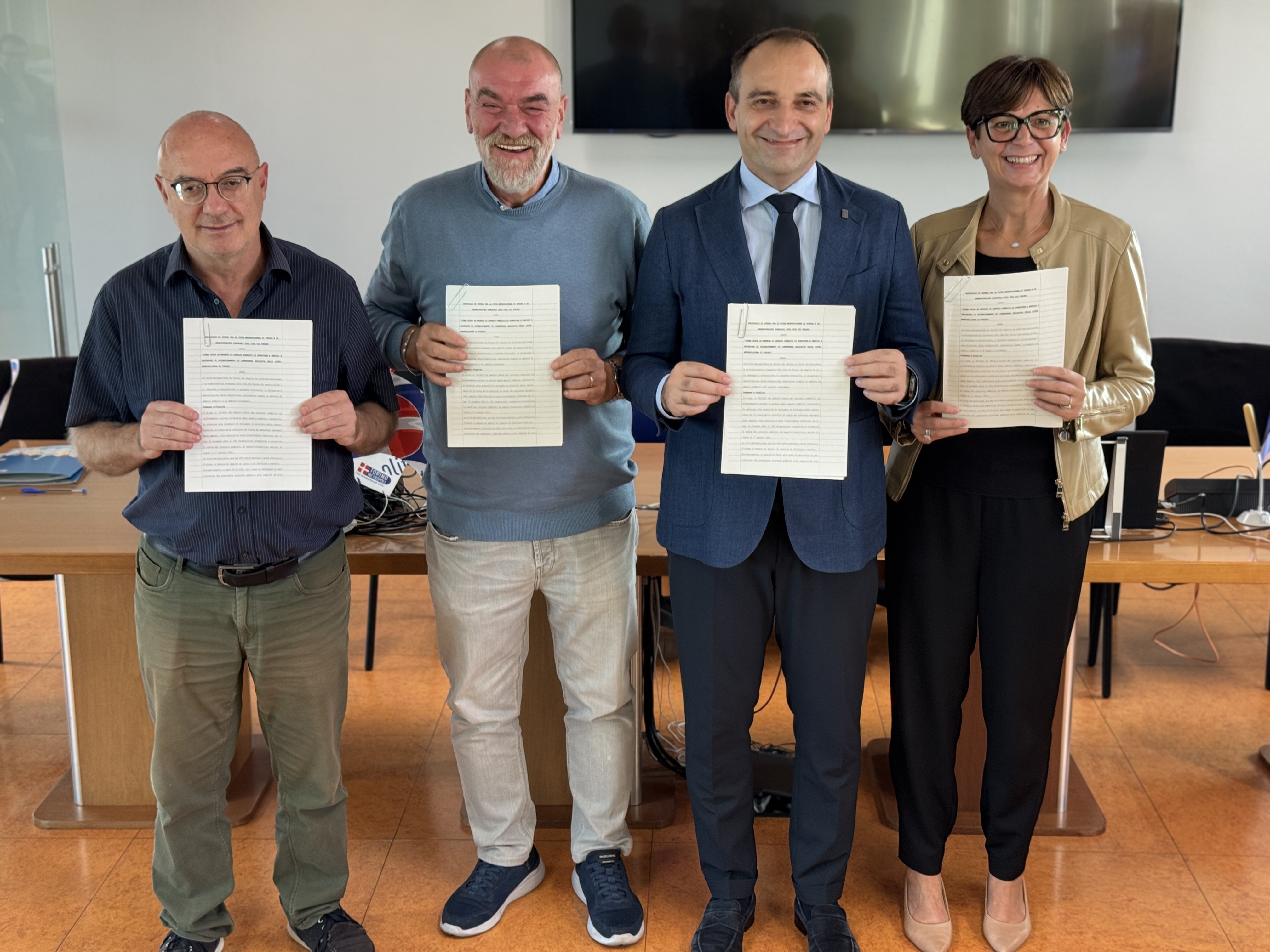 Sicurezza, trasparenza, contrasto al dumping salariale: siglati due protocolli con la Citt&agrave; Metropolitana di Torino 